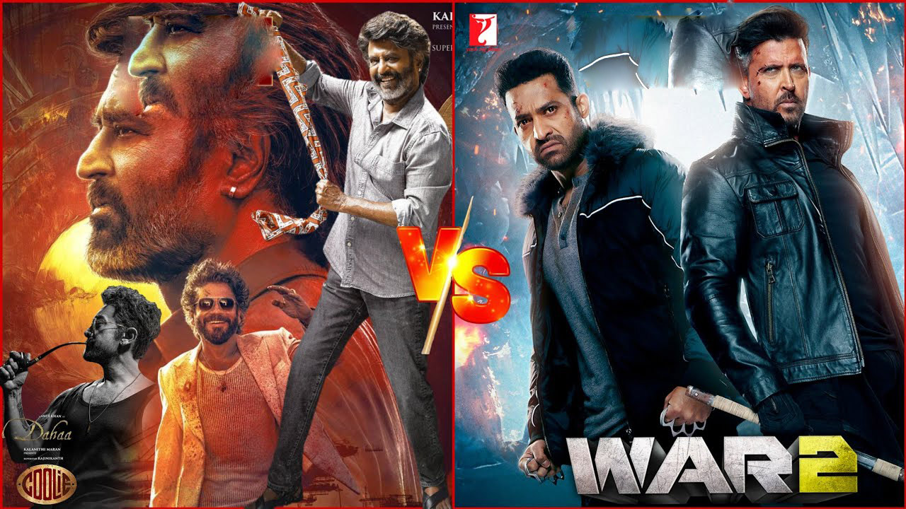 Coolie vs War 2: Box Office Clash Smashes ₹460 Crore Worldwide in 3 Days