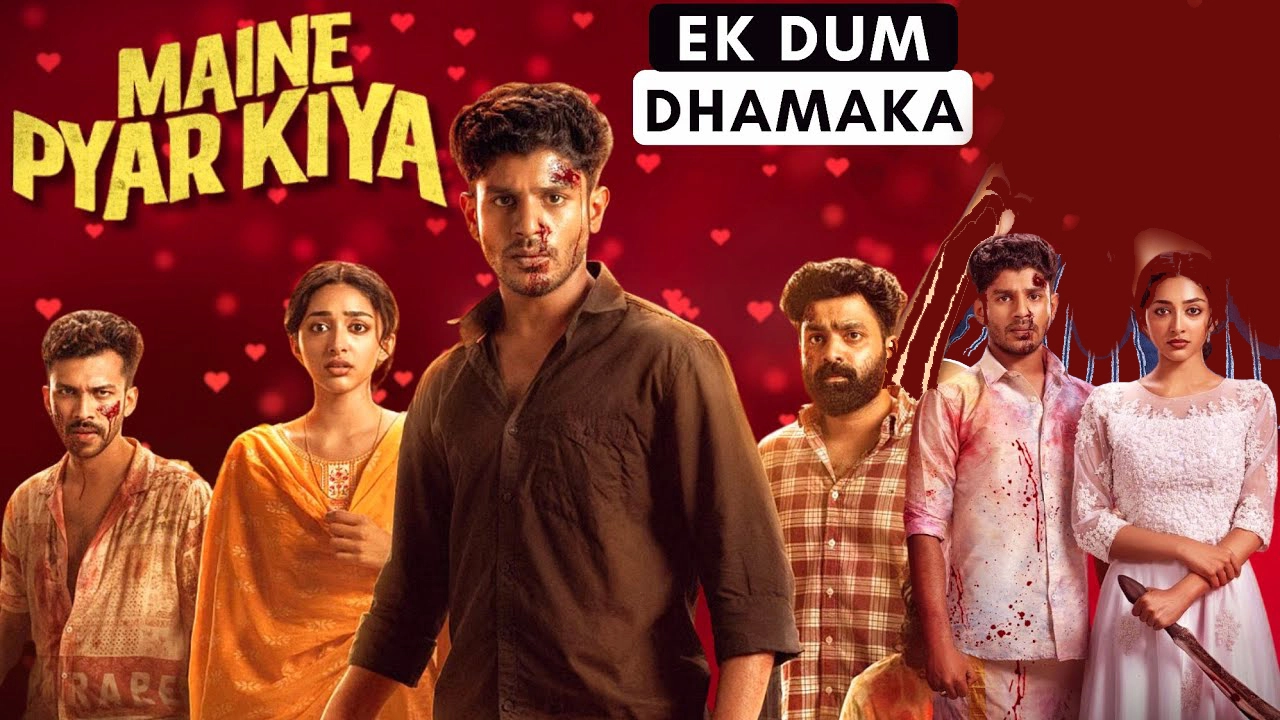 Maine Pyar Kiya (2025) Hindi Dubbed Movie Review – Romance, Action & Suspense Thriller | Aryan & Nidhi Love Story