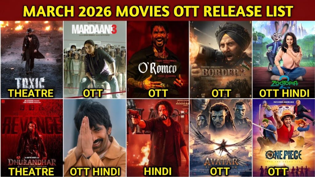 March 2026 OTT Movies